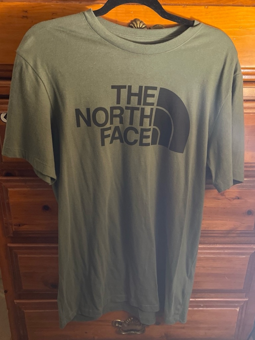 The North Face Men's Olive Logo Short Sleeve Tee